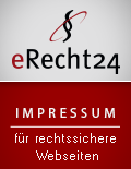 eRecht24 Siegel Impressum geprüft